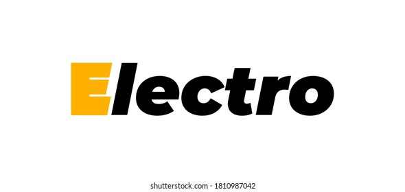 Energy company logo. High voltage tower on a sun background