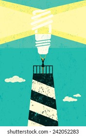 Energy conservation lighthouse