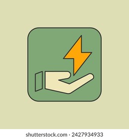 Energiesparende lineare Ikone, energiesparendes editierbares Strichsymbol, energiesparende Technologien Vektor-Umrisszeichen.