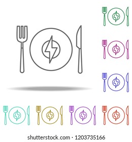 energy consumption outline icon. Elements of Ecology in multi color style icons. Simple icon for websites, web design, mobile app, info graphics