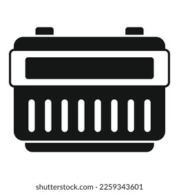 Energiekosten Symbol einfache Vektorgrafik. Intelligenter Verbrauch. Pflegeingenieur
