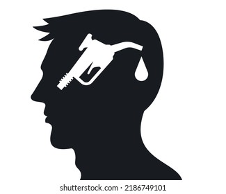 energy crisis. Daily fuel hike concept, rising oil price, vector design.
