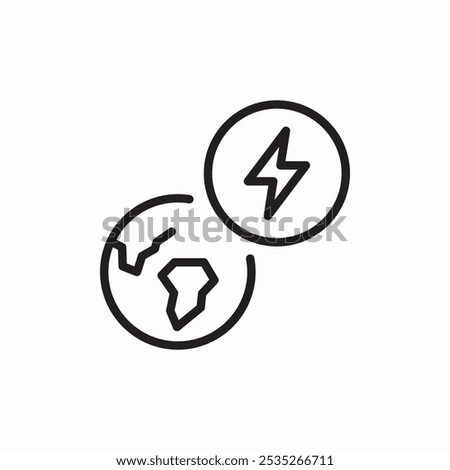 energy current icon sign vector