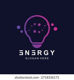 conceito de design de energia com ideia moderna e criativa