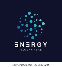 conceito de design de energia com ideia moderna e criativa