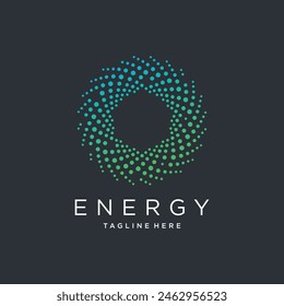 Energy design element idea with modern style concept