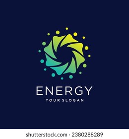 Energy design element vector with modern creative concept idea