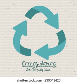 Energy design over beige background,vector illustration