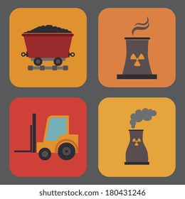 energy design over dark background vector illustration 