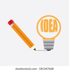 energy design over gray background, vector illustration