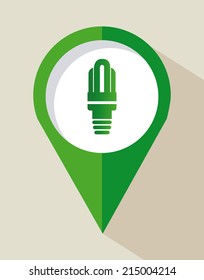 energy design over gray background vector illustration