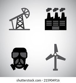 energy design over gray  background vector illustration