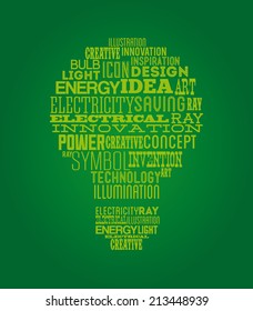 energy design over green background vector illustration