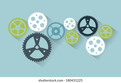 energy design over red background vector illustration 