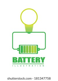 energy design over white background, vector illustration