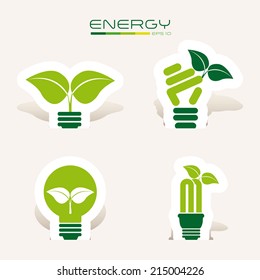 energy design over white background vector illustration