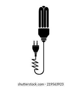 Energy design over white background, vector illustration