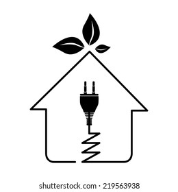 Energy design over white background, vector illustration