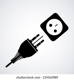 Energy design over white background, vector illustration