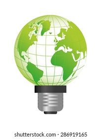 Energy design over white background, vector illustration.