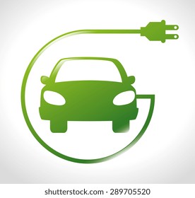 Energy design over white background, vector illustration.