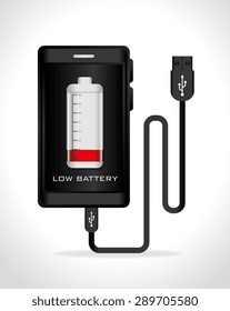 Energy design over white background, vector illustration.