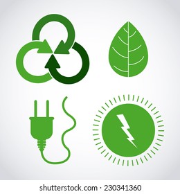 Energy design over white background,vector illustration
