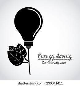 Energy design over white background,vector illustration