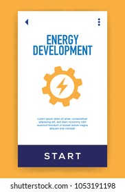 Energy Development Icon