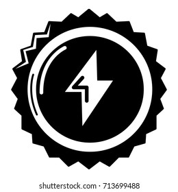 Energy drink bottle cap icon. Simple illustration of energy drink cap vector icon for web design