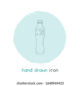 Energy drink bottle icon line element. Vector illustration of energy drink bottle icon line isolated on clean background for your web mobile app logo design.