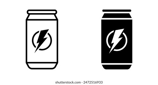 Energy Drink Can icon. for mobile concept and web design. vector illustration