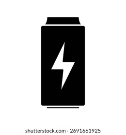 Icono de Vector de lata de bebida energética