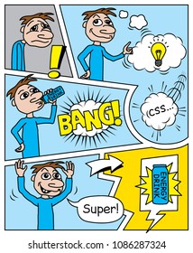 Energy drink - comics