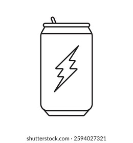 Energy drink icon. filled and line stroke icons