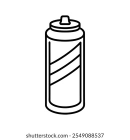 Energy drink icon line art vector can outline illustration design