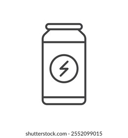 Energy drink icon. line style vector icon.