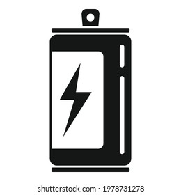 Energy drink icon. Simple illustration of Energy drink vector icon for web design isolated on white background