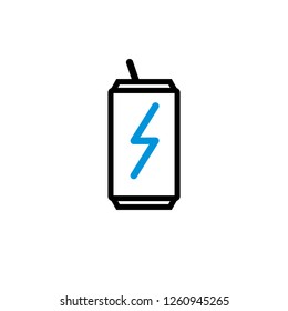 energy drink icon vector