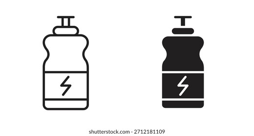 Icono de bebida energética en Vector. Logotipo
