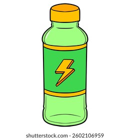 energy drink illustration hand drawn isolated vector