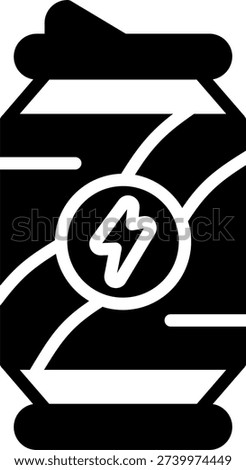 Energy Drink Illustration vector Icon Design