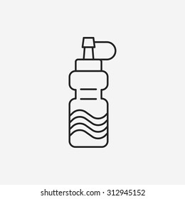 energy drink line icon