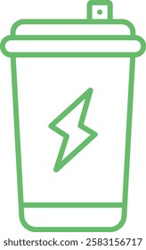 Energy Drink vector icon. Can be used for printing, mobile and web applications.