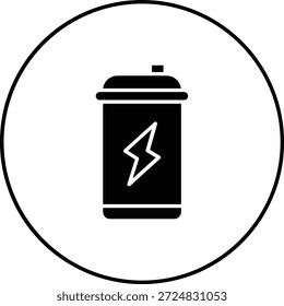 Energy Drink vector icon. Can be used for printing, mobile and web applications.