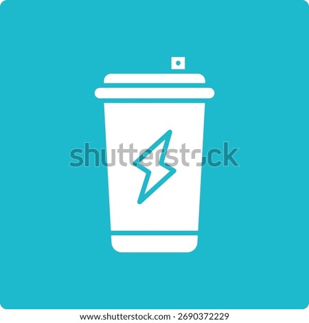 Energy Drink vector icon. Can be used for printing, mobile and web applications.