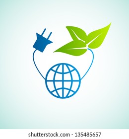 Energy Ecology concept