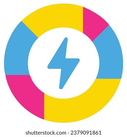Energy and Ecology Line icon