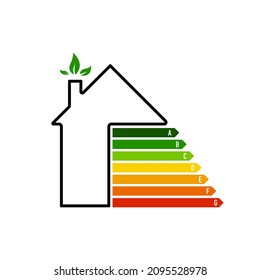 Energy efficiency and home improvement concept. Vector illustration.