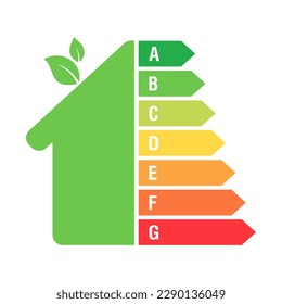 Energy efficiency and home improvement concept. Vector illustration